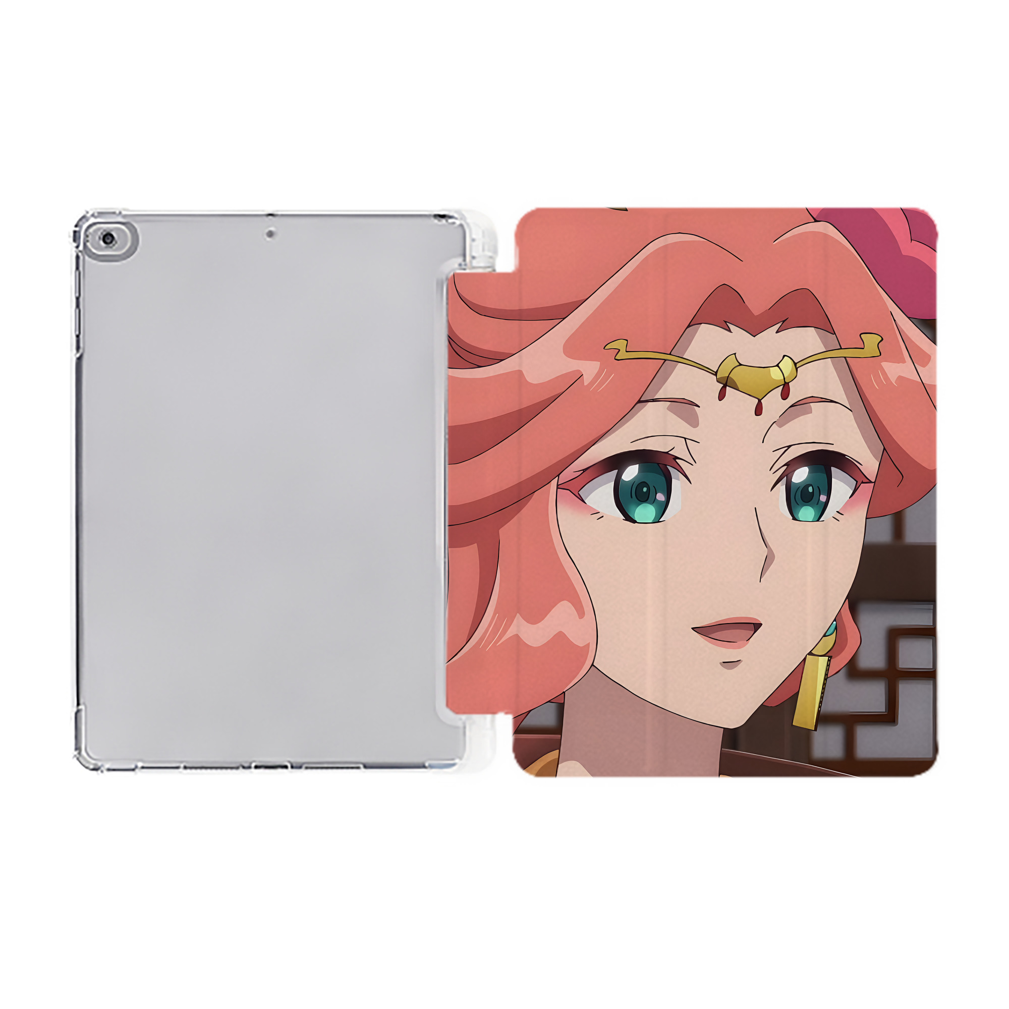 （画像用） 薬屋のひとりごと The Apothecary Diaries IPad ケース ペン収納付き 三つ折りスタンド PUレザー×シリコン 対応機種9.5/10.5/10.9インチ
